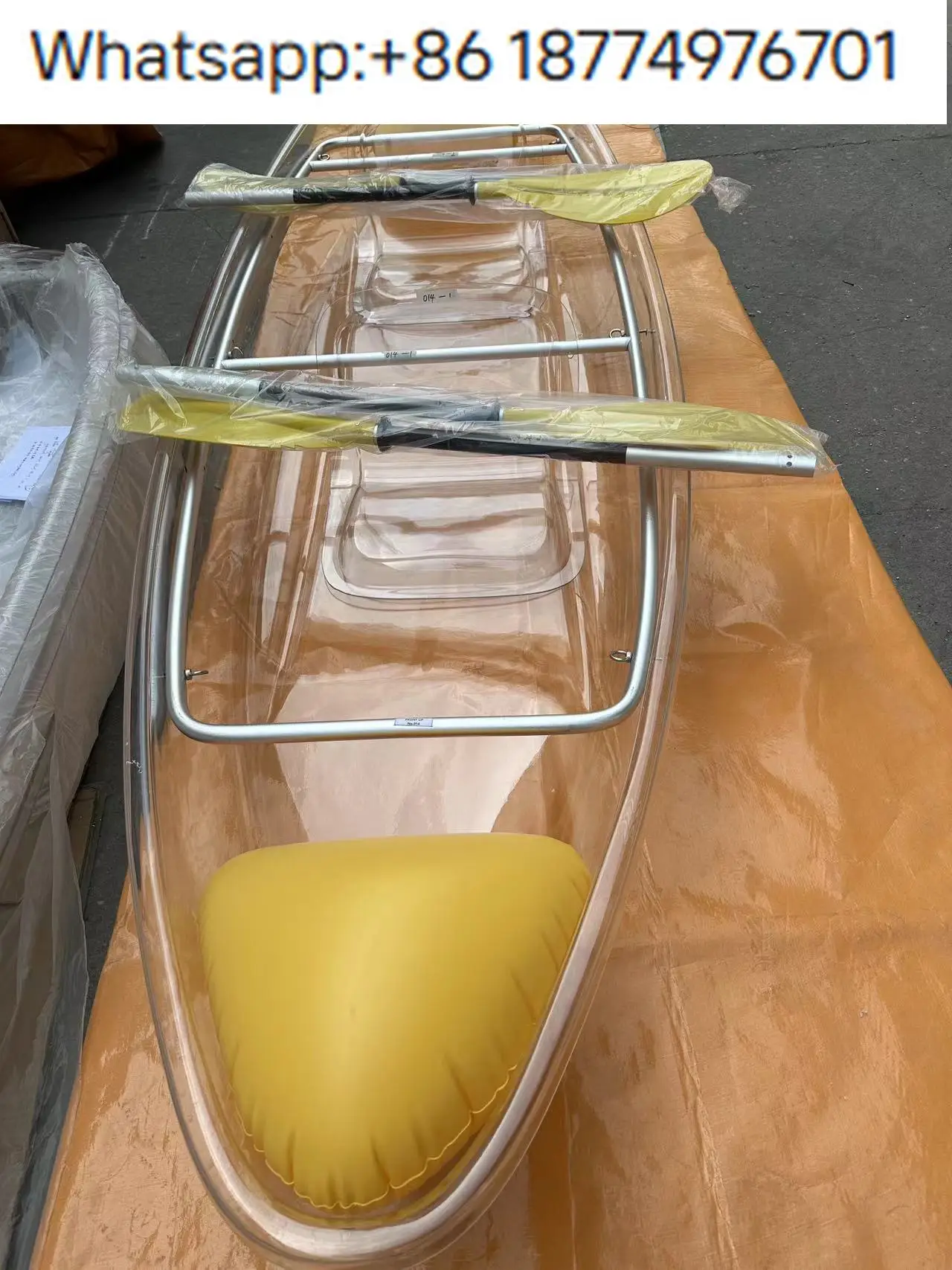 Outdoors Lightweight Eco-Friendly Double Blade Sit-on-top Ka with Clear Bottom for River Sea Tours
Outdoors Lightweight Eco-Friendly Double Blade Sit-on-top Ka with Clear Bottom for River Sea Tours