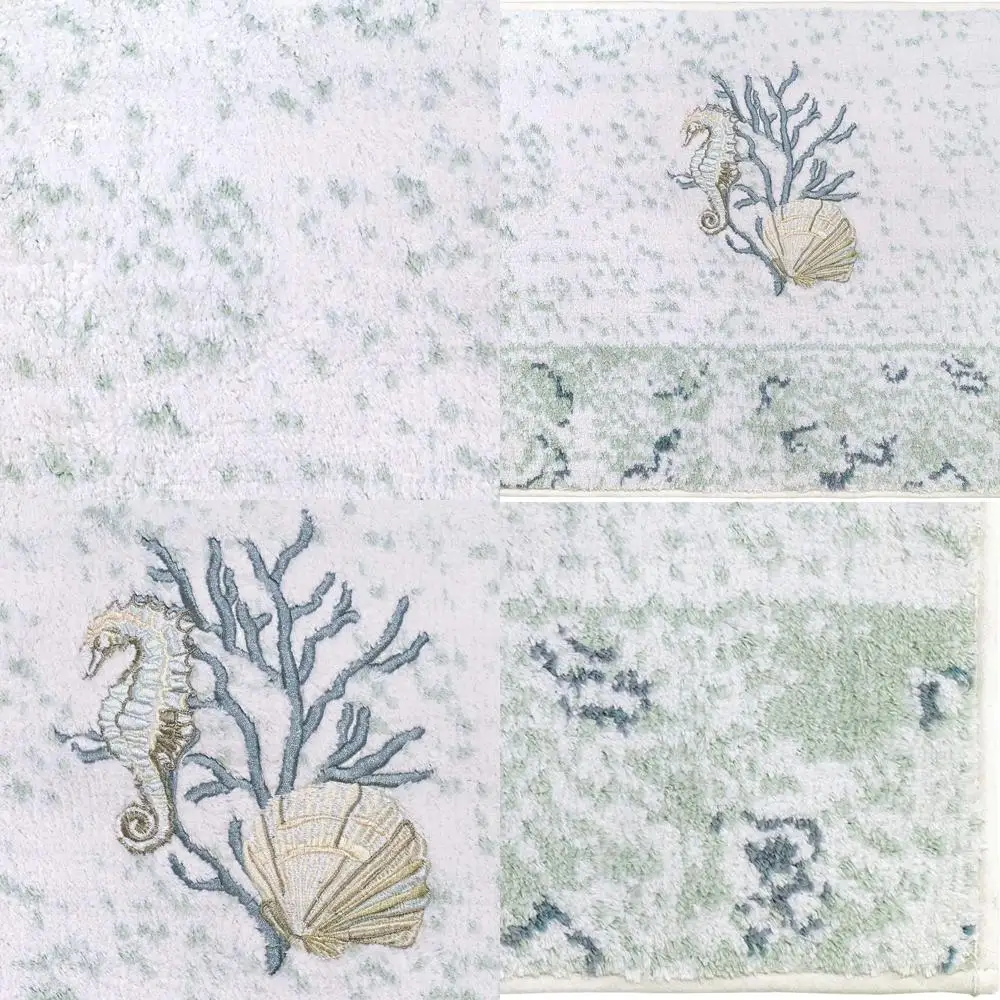 Nautical-Themed 20x30 Cotton Bath Mat from Coastal Terrazzo Collection
Nautical-Themed 20x30 Cotton Bath Mat from Coastal Terrazzo Collection