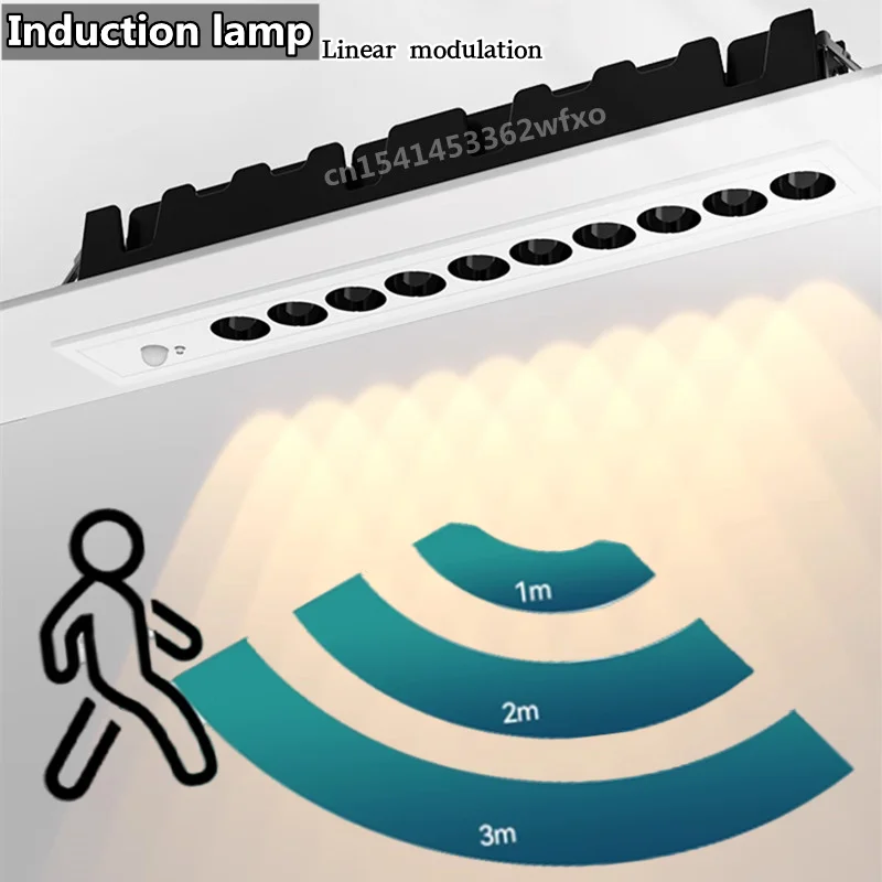 Induction linear light LED downlight Spotlight 8W20Wgrille light Ceiling light Chandelier COB Kitchen corridor interior lighting
Induction linear light LED downlight Spotlight 8W20Wgrille light Ceiling light Chandelier COB Kitchen corridor interior lighting