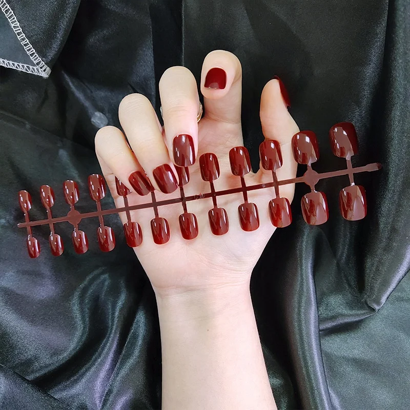 24Pcs French Tip Handmade Press On Nails Minimalist Solid Color Fake Nails Short Square Full Cover Press On Nail Tips With Glue
24Pcs French Tip Handmade Press On Nails Minimalist Solid Color Fake Nails Short Square Full Cover Press On Nail Tips With Glue