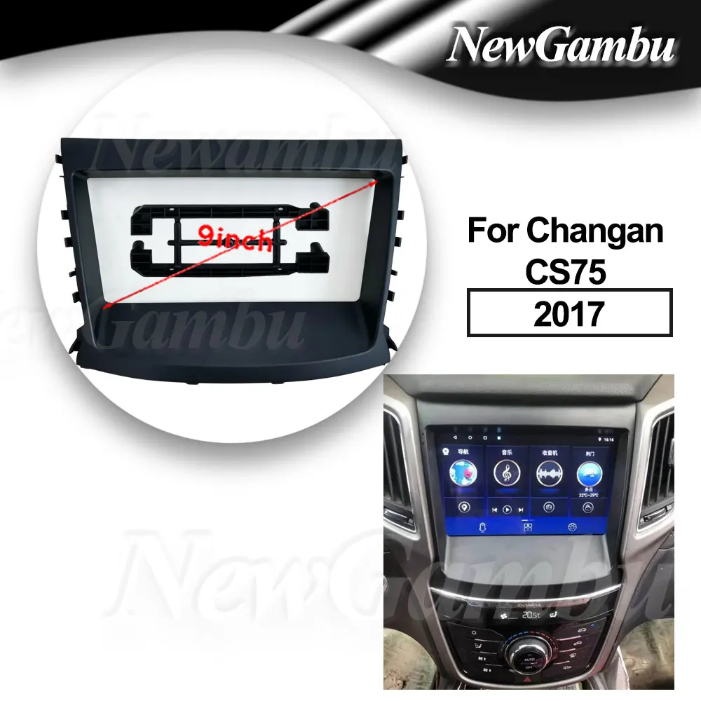 9 Inch Car Radio FIT For Changan CS75 2017 Frame No Cable ABS PC Plastic Fascia Dashboard Plane Frame
9 Inch Car Radio FIT For Changan CS75 2017 Frame No Cable ABS PC Plastic Fascia Dashboard Plane Frame