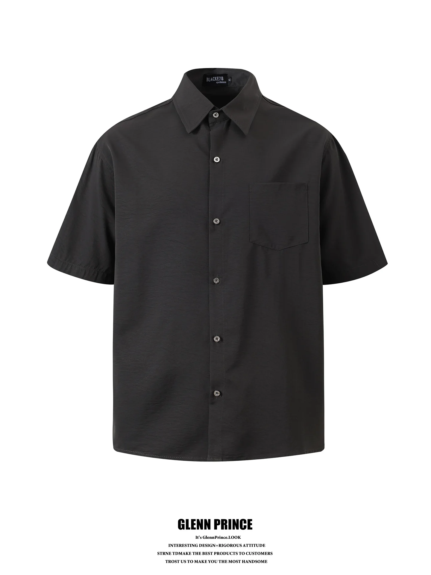 GPstudio Korean Style Minimalist Color Cool Feeling Short Sleeve Men's Summer Fashion Business Casual Shirt
GPstudio Korean Style Minimalist Color Cool Feeling Short Sleeve Men's Summer Fashion Business Casual Shirt