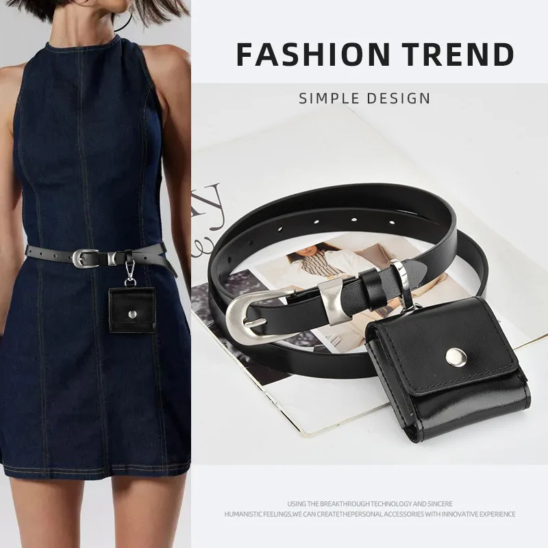 New genuine leather women's belt bag integrated design, mini waist bag with belt for women
New genuine leather women's belt bag integrated design, mini waist bag with belt for women