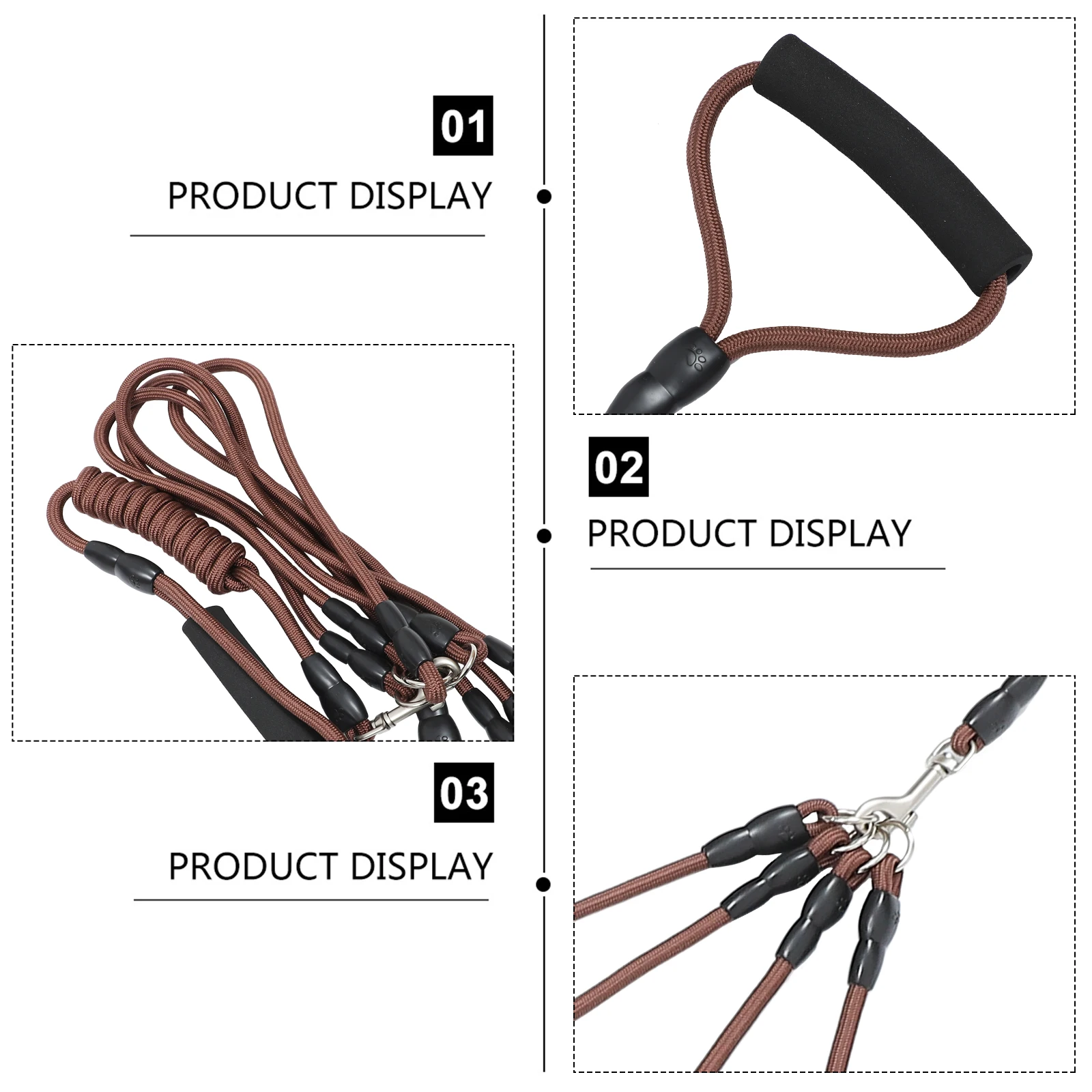 1Pcs Detachable Four in Leash Lightweight Soft Handle Pet Walking Supply for Puppy and Adult Dogs Outdoor Use
1Pcs Detachable Four in Leash Lightweight Soft Handle Pet Walking Supply for Puppy and Adult Dogs Outdoor Use