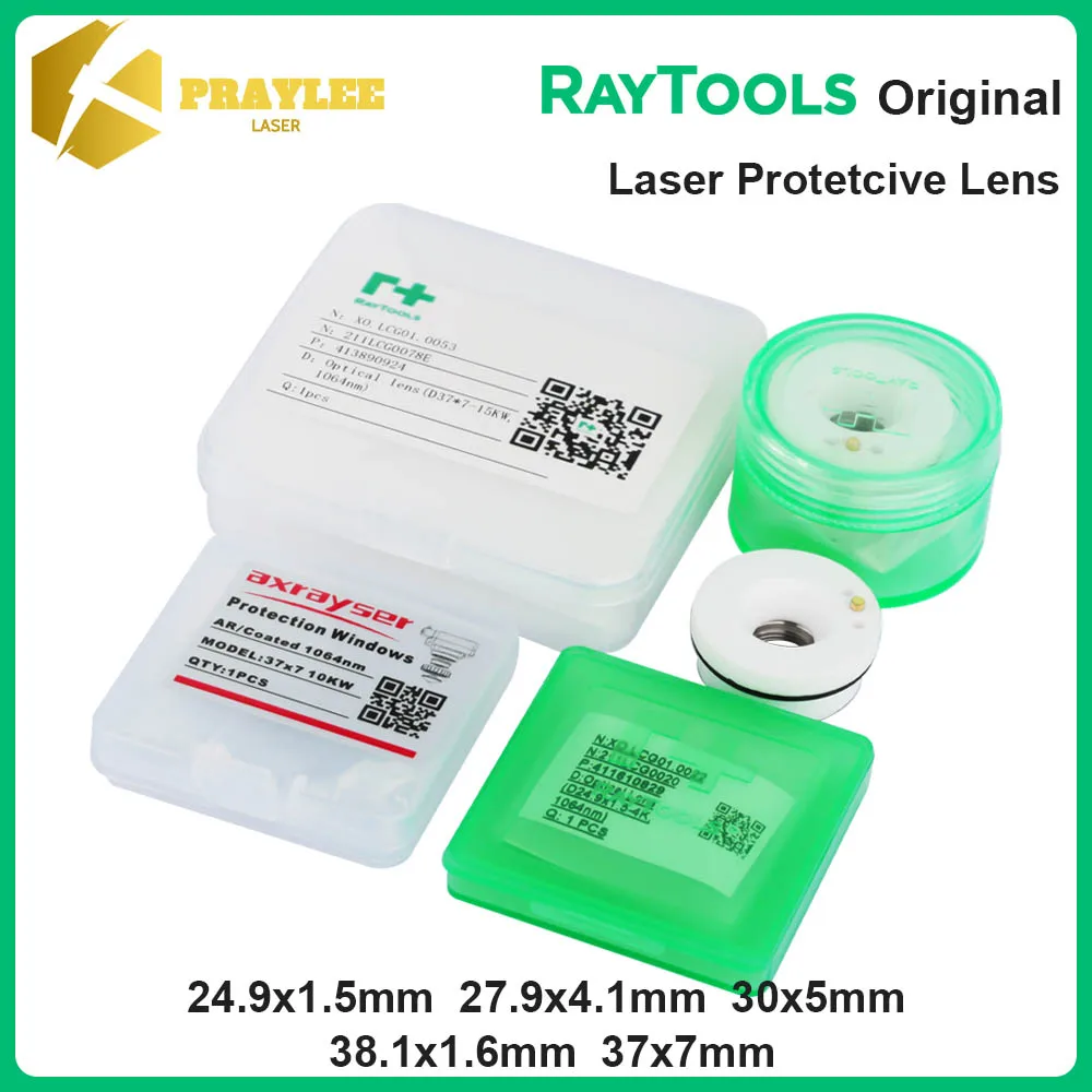 Raytools Original Laser Protective Windows 24.9x1.5 27.9x4.1 37x7 Protection Lens Glass for Raytools Laser Cutting Head
Raytools Original Laser Protective Windows 24.9x1.5 27.9x4.1 37x7 Protection Lens Glass for Raytools Laser Cutting Head