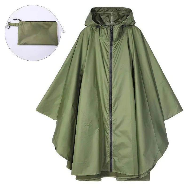 Zipper cape raincoat three-in-one multi-functional electric vehicle raincoat backpacking outdoor hiking poncho
Zipper cape raincoat three-in-one multi-functional electric vehicle raincoat backpacking outdoor hiking poncho