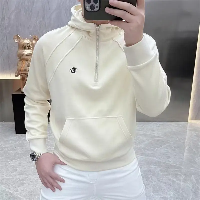Mem's Casual Solid color Hoodies Spring Long Sleeve design Hooded Sweatshirt Tops Lazy Style Pullover 2025 Streetwear
Mem's Casual Solid color Hoodies Spring Long Sleeve design Hooded Sweatshirt Tops Lazy Style Pullover 2025 Streetwear