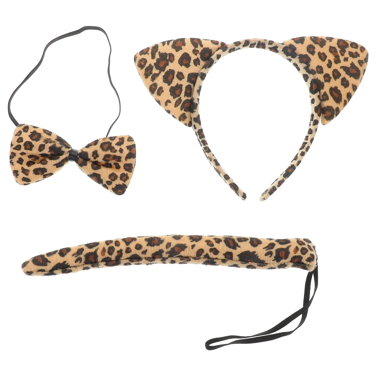 3pcs Cat Ears Headband Yellow Kids Costumes Leopard Tail Print Headbands Girls Bow Cosplay Cartoon Stylish Design
3pcs Cat Ears Headband Yellow Kids Costumes Leopard Tail Print Headbands Girls Bow Cosplay Cartoon Stylish Design