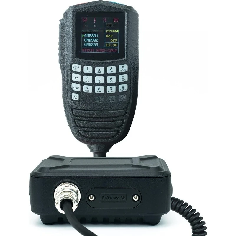GMRS-20V2 20W 200 Fully Customizable Channels Mobile GMRS Two-Way Radio. IP67 Submersible Waterproof, Repeater Compatible,
GMRS-20V2 20W 200 Fully Customizable Channels Mobile GMRS Two-Way Radio. IP67 Submersible Waterproof, Repeater Compatible,