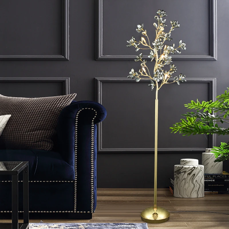 Хрустальная напольная лампа, лампа в виде ветки, стойка-модерн, простая и стандартная, роскошная вилла, креативные лампы для спальни, вертикальная Напольная Лампа для гостиной
Хрустальная напольная лампа, лампа в виде ветки, стойка-модерн, простая и стандартная, роскошная вилла, креативные лампы для спальни, вертикальная Напольная Лампа для гостиной