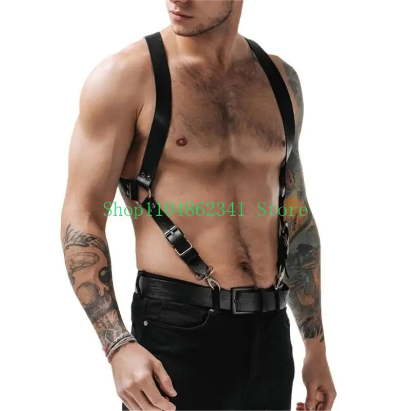 652F Punk Body Corset Belt for Adult Role Play Suspenders Lingerie Harness Strap Belt Male Night Club Costume Waistbelt
652F Punk Body Corset Belt for Adult Role Play Suspenders Lingerie Harness Strap Belt Male Night Club Costume Waistbelt