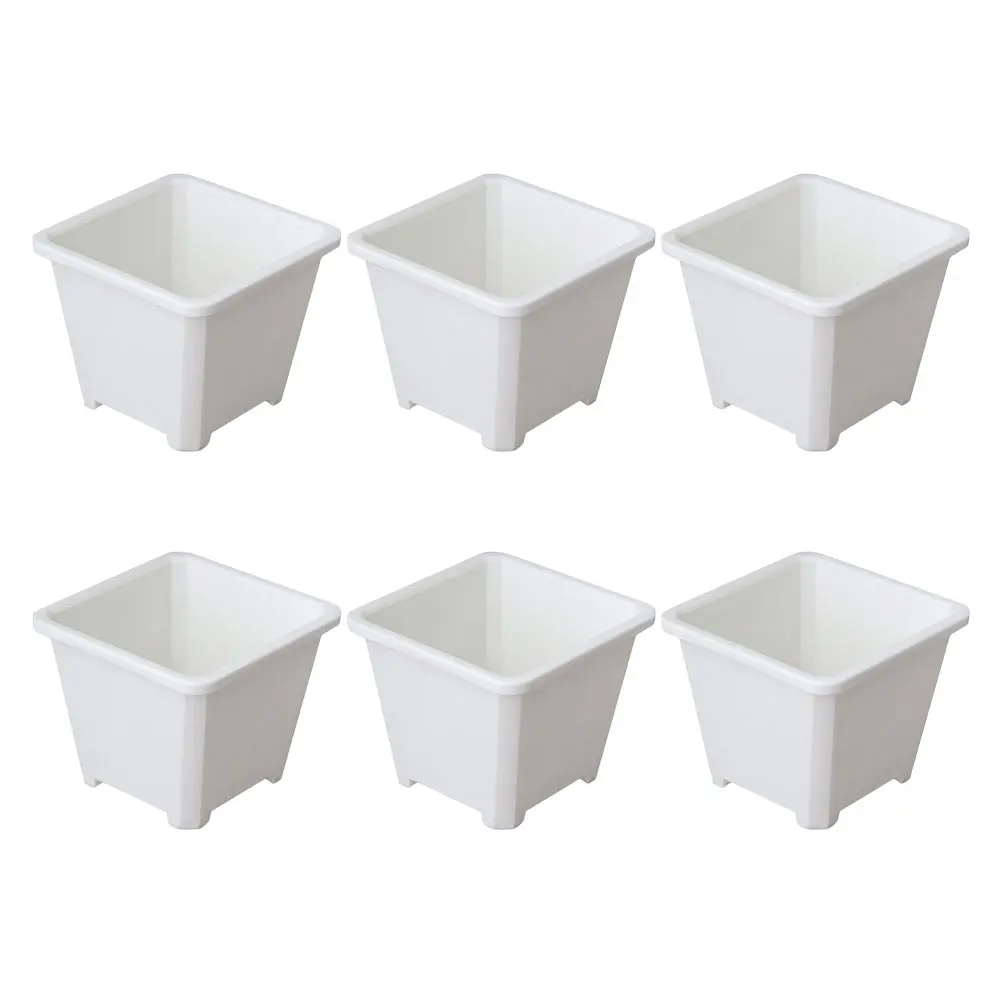 6 Pcs Thickened Square Flower Pot Sturdy Plastic Planter Firm Durable Gardening Plant Pots Container Balcony Office Coffee Shop
6 Pcs Thickened Square Flower Pot Sturdy Plastic Planter Firm Durable Gardening Plant Pots Container Balcony Office Coffee Shop