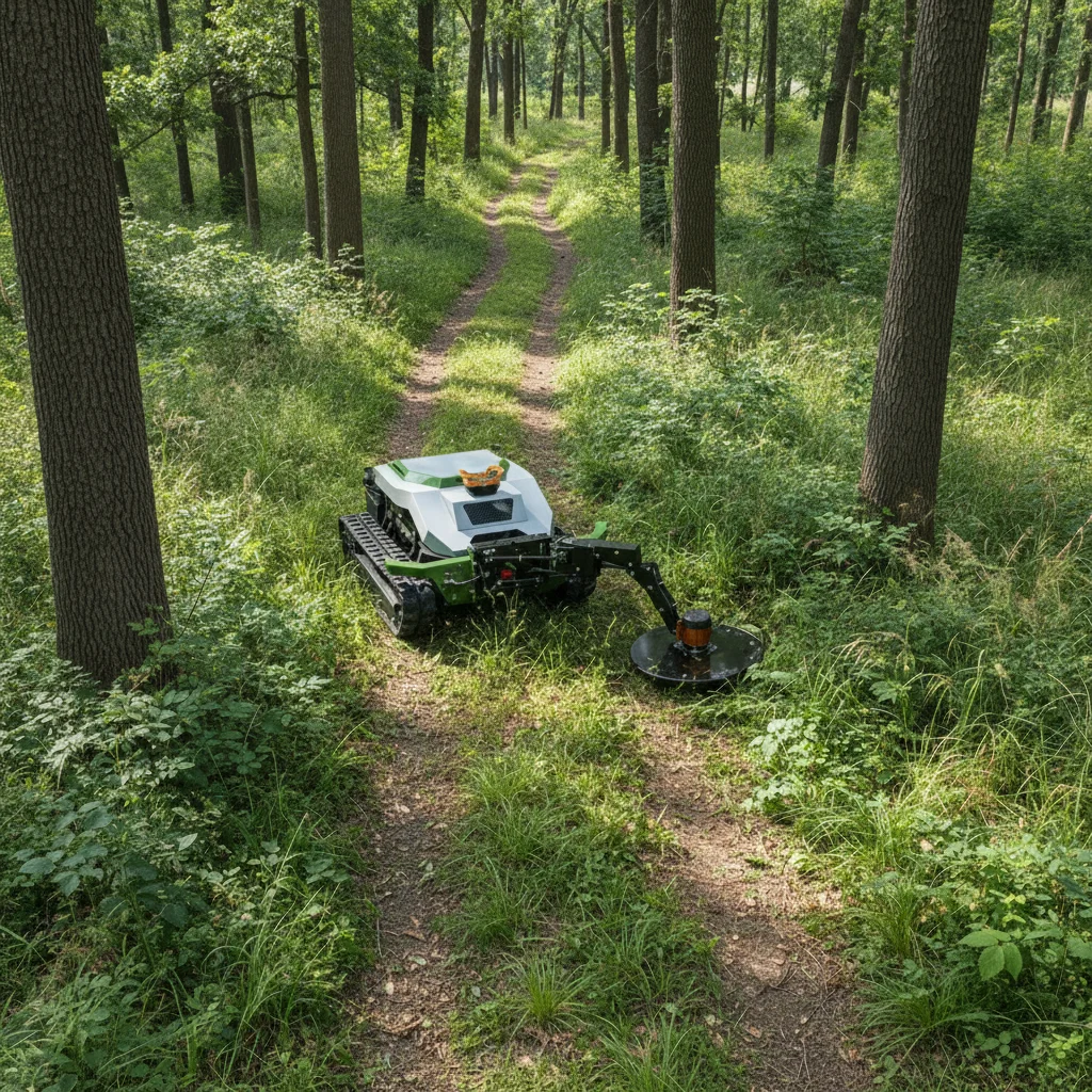 Self Propelled Remote Control Tracked Lawn Mower Crawler Slope Mower High Efficiency Grass Cutting Machine
Self Propelled Remote Control Tracked Lawn Mower Crawler Slope Mower High Efficiency Grass Cutting Machine
