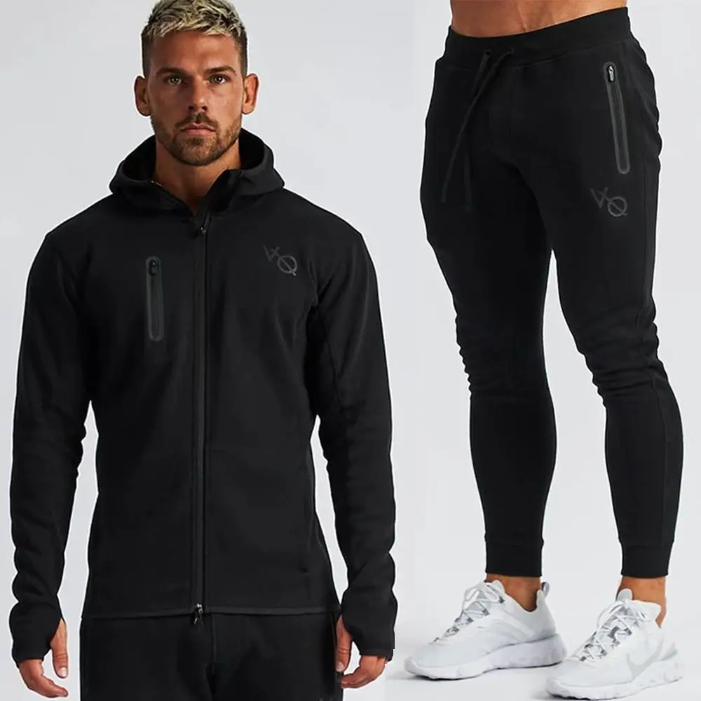 Men's Trendy 2pcs Hoodie & Track Pants Set - Comfortable, Breathable & Durable for Fitness, Gym, Running & Sports
Men's Trendy 2pcs Hoodie & Track Pants Set - Comfortable, Breathable & Durable for Fitness, Gym, Running & Sports