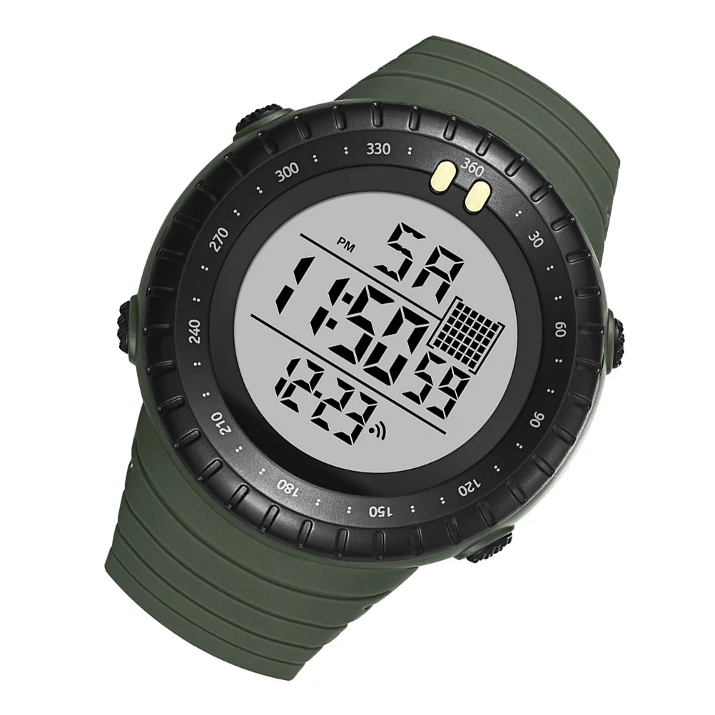 1Pcs Waterproof Men's Watch Trendy Comfort Fit Electronic Watch for Man Glow in Dark Feature Perfect for Outdoor Activities and
1Pcs Waterproof Men's Watch Trendy Comfort Fit Electronic Watch for Man Glow in Dark Feature Perfect for Outdoor Activities and