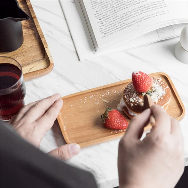 ABWP-4X Acacia Serving Tray, Rectangular Solid Wood Flat Bottom Plate, Fruit Plate, Saucer, Tea Tray, Dessert Plate-Small
ABWP-4X Acacia Serving Tray, Rectangular Solid Wood Flat Bottom Plate, Fruit Plate, Saucer, Tea Tray, Dessert Plate-Small