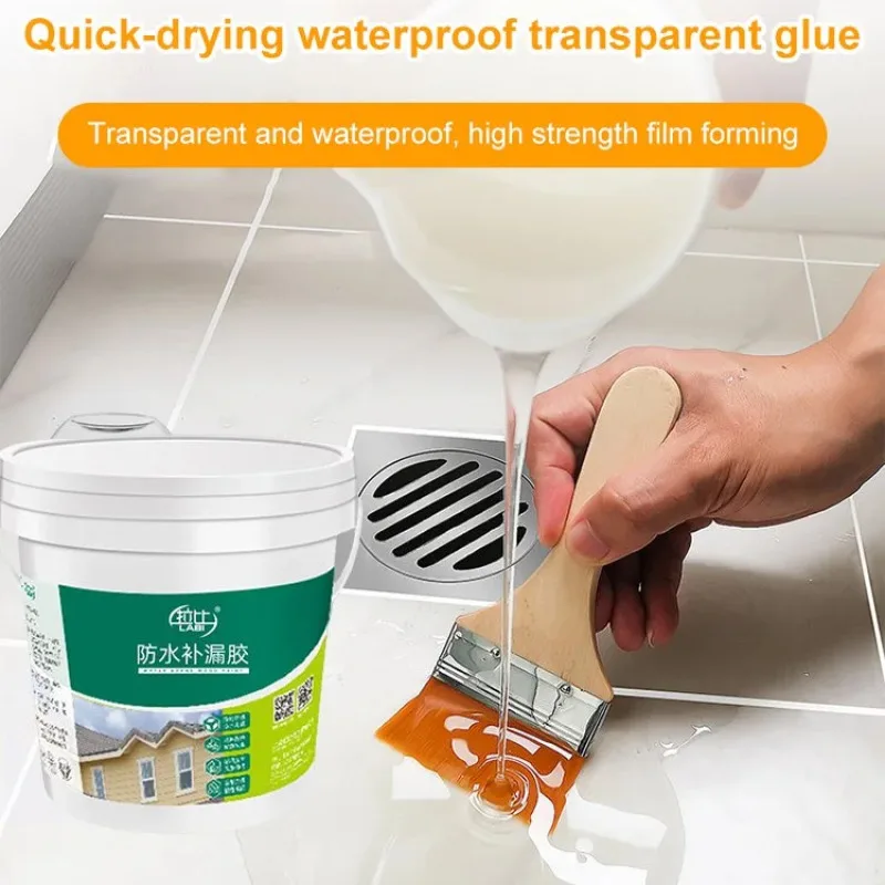 600g Clear Waterproof Agent Strong Bonding Transparent Anti-Leak Adhesive No Demolition Sealant for Bathroom Roof Exterior Wall
600g Clear Waterproof Agent Strong Bonding Transparent Anti-Leak Adhesive No Demolition Sealant for Bathroom Roof Exterior Wall