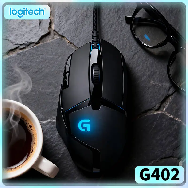 Игровая мышь Logitech G402 Hyperion Fury: 4 уровня DPI, 8 программируемых кнопок, 20 млн нажатий, 500 IPS, отклик 1 мс для ПК и ноутбуков
Игровая мышь Logitech G402 Hyperion Fury: 4 уровня DPI, 8 программируемых кнопок, 20 млн нажатий, 500 IPS, отклик 1 мс для ПК и ноутбуков