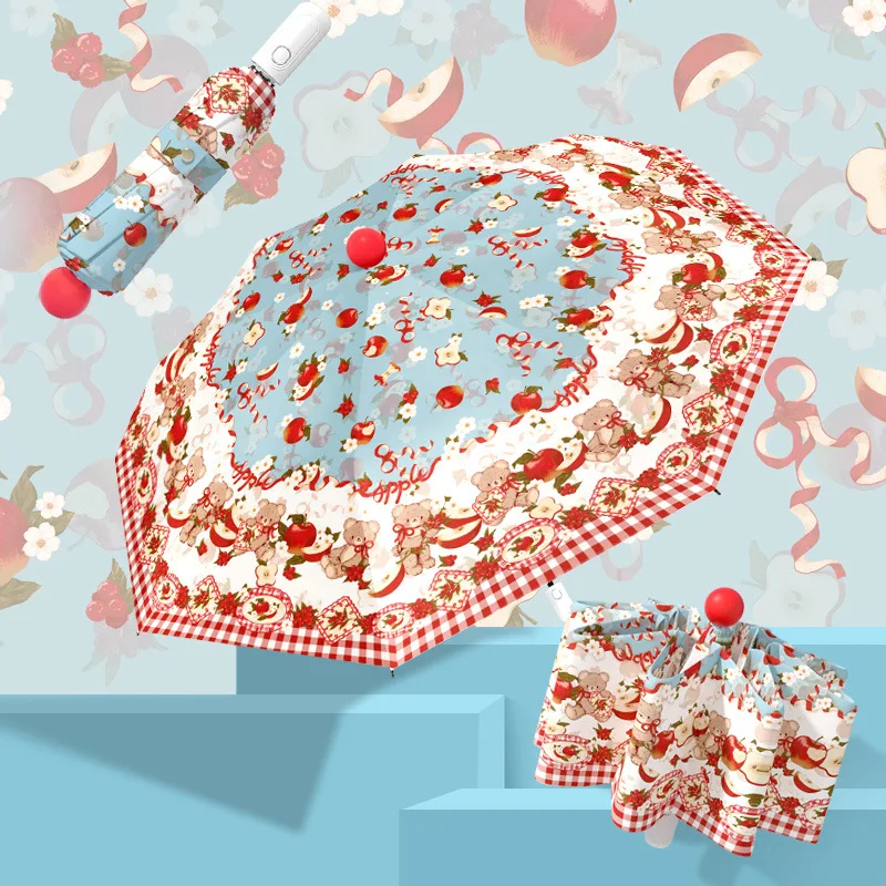 Auatic Large Umbrella UV Protection Sunade Waterproof Bla Glue Coating Sunny Rain Two-Way Use Ladies Faion Flower Pa...
Auatic Large Umbrella UV Protection Sunade Waterproof Bla Glue Coating Sunny Rain Two-Way Use Ladies Faion Flower Pa...