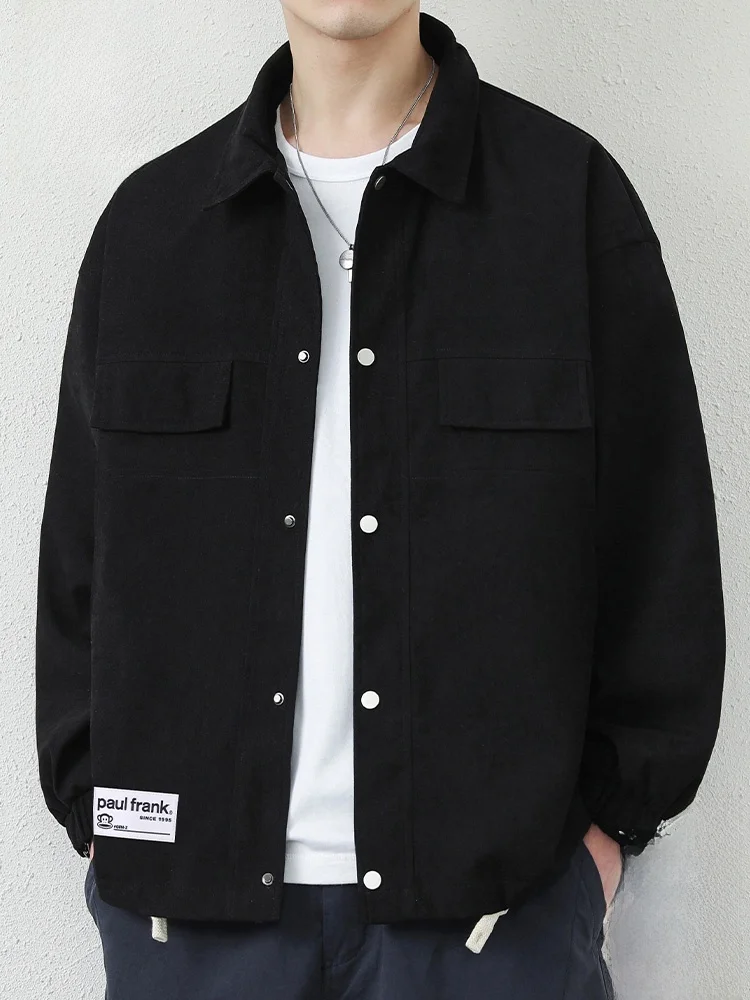 Мужская куртка Paul Frank Spring American Style, свободного кроя, повседневная, рабочая, с воротником «обезьянья пасть», на флисовой подкладке, новинка 2026 года
Мужская куртка Paul Frank Spring American Style, свободного кроя, повседневная, рабочая, с воротником «обезьянья пасть», на флисовой подкладке, новинка 2026 года