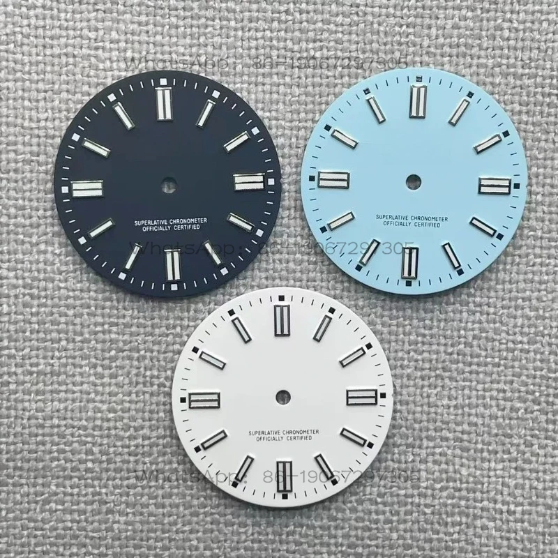Customized Nh35 Dial, Mechanical Watch Modification Log No Calendar Face Plate C3 Green Luminous Suitable for NH36 Movement
Customized Nh35 Dial, Mechanical Watch Modification Log No Calendar Face Plate C3 Green Luminous Suitable for NH36 Movement