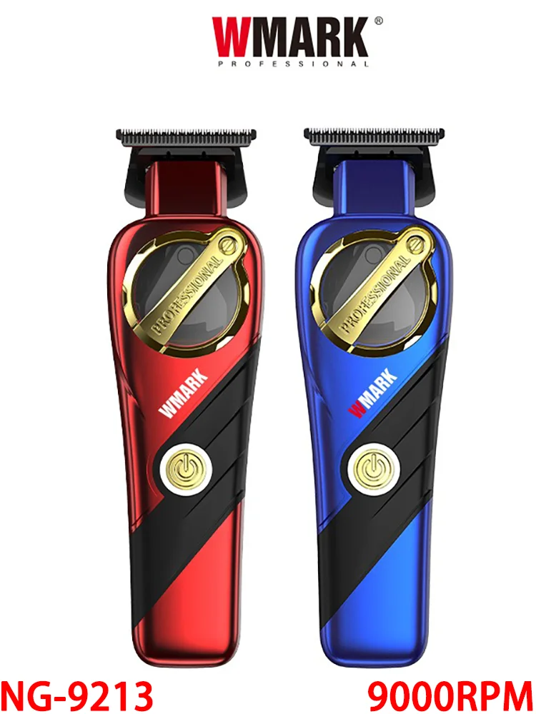 NG 9213 WMARK 9000 RPM Magnetic Motor Hair Trimmer for Men DLC T-Blade Zero Gapped Finishing Machine Professional Hair Clipper
NG 9213 WMARK 9000 RPM Magnetic Motor Hair Trimmer for Men DLC T-Blade Zero Gapped Finishing Machine Professional Hair Clipper