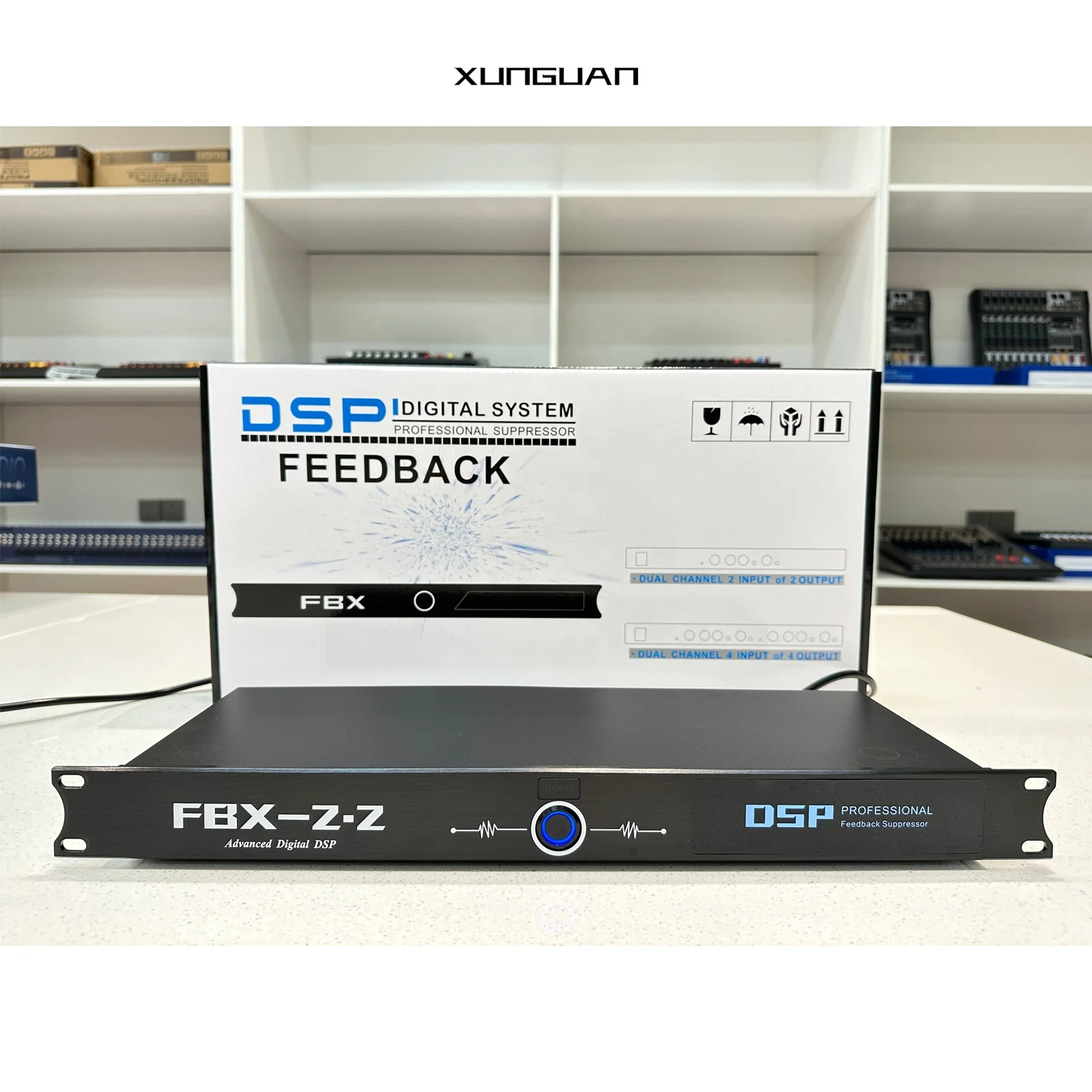 FBX2.2 Advanced 2 in 2 Out Digital DSP Feedback Suppressor for Stage Performance/conference/KTV/multi-functional Hall
FBX2.2 Advanced 2 in 2 Out Digital DSP Feedback Suppressor for Stage Performance/conference/KTV/multi-functional Hall