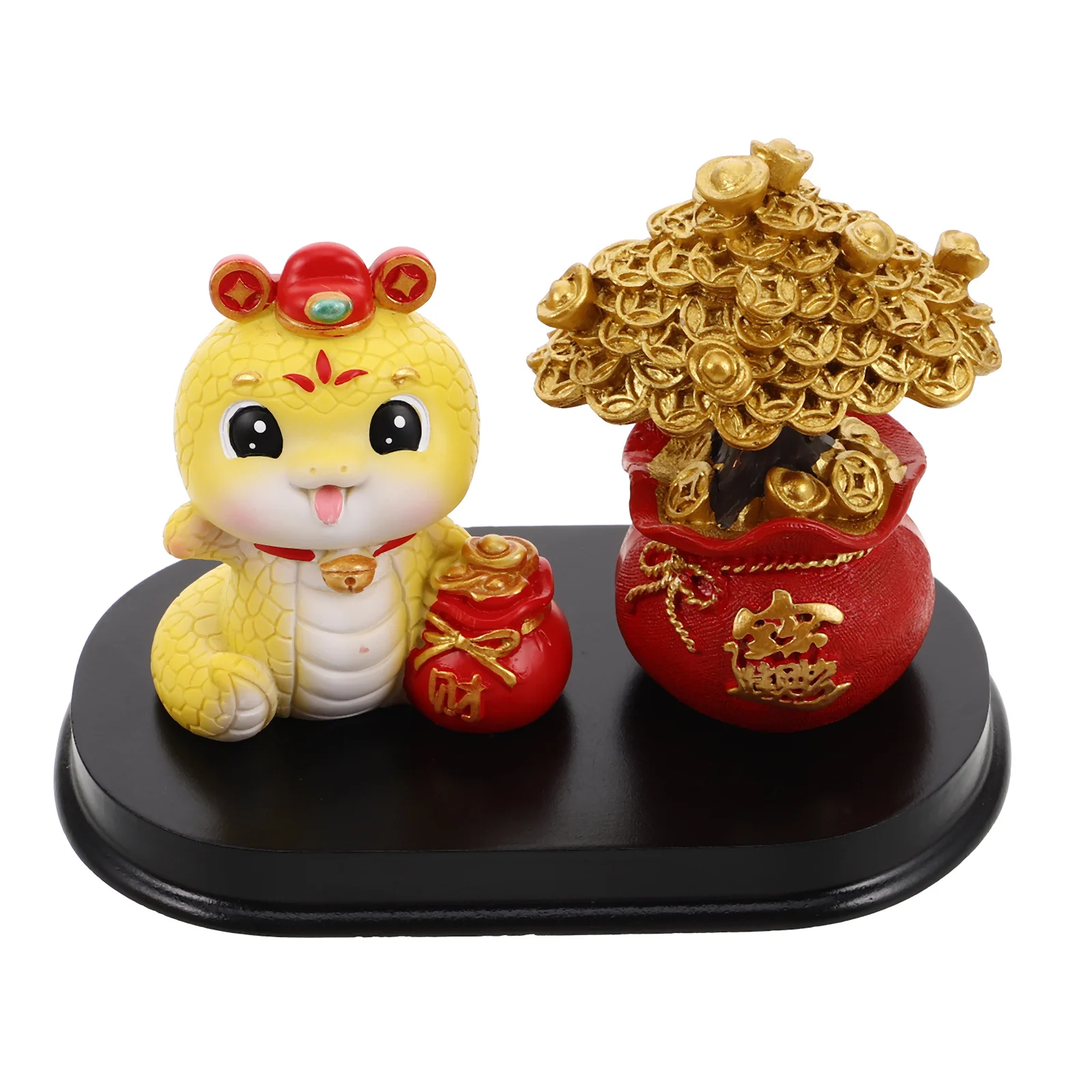 Feng Shui Coin Tree Resin Wealth Tree Snake Statue Money Bag Treasure Basin Chinese Fortune Decoration for Home Office Car Desk
Feng Shui Coin Tree Resin Wealth Tree Snake Statue Money Bag Treasure Basin Chinese Fortune Decoration for Home Office Car Desk
