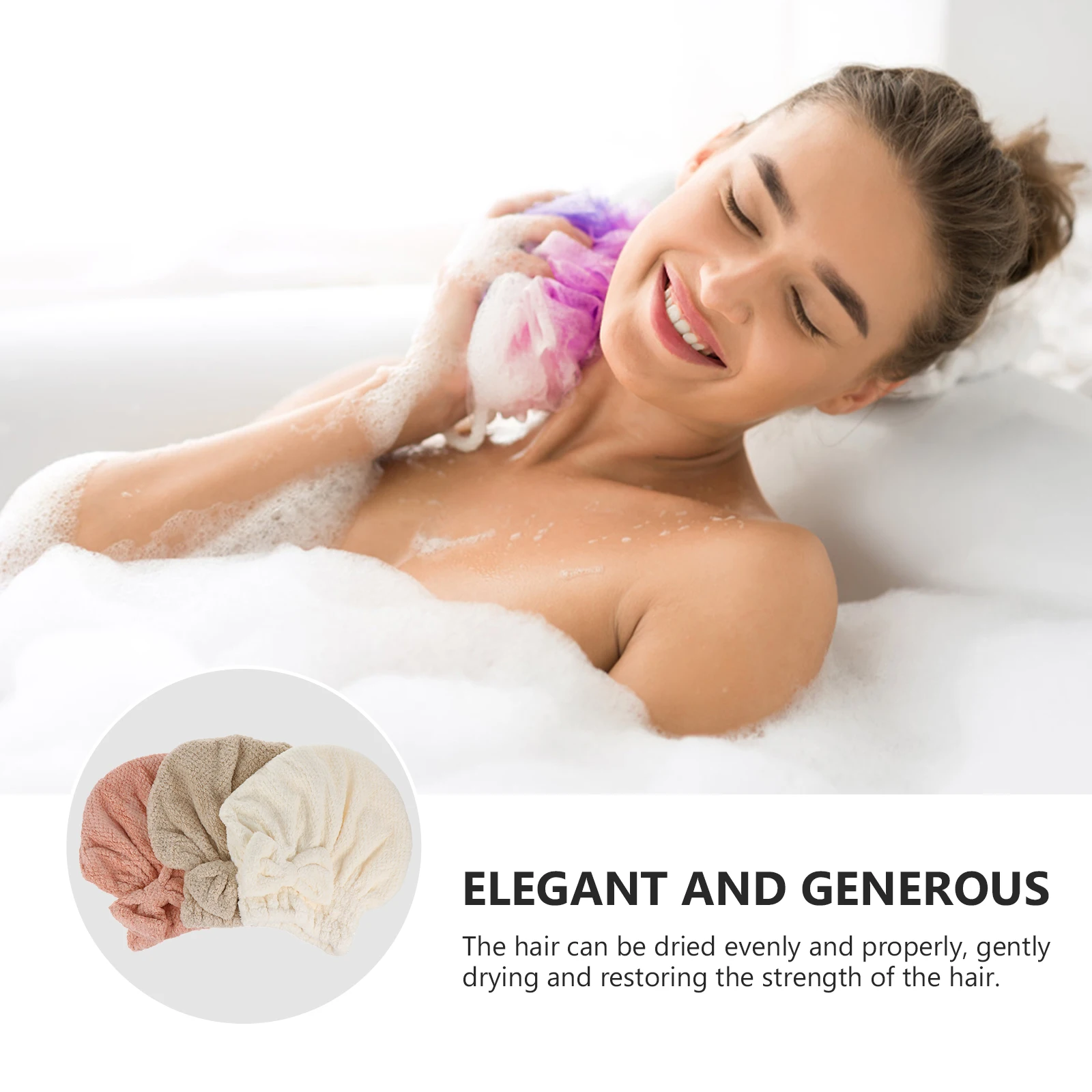 3pcs Coral Fleece Dry Wrap Absorbent Towel For Women Quick Drying Bath Towel Gentle Reusable Hair Cap Soft Hair Wrap Cap For
3pcs Coral Fleece Dry Wrap Absorbent Towel For Women Quick Drying Bath Towel Gentle Reusable Hair Cap Soft Hair Wrap Cap For