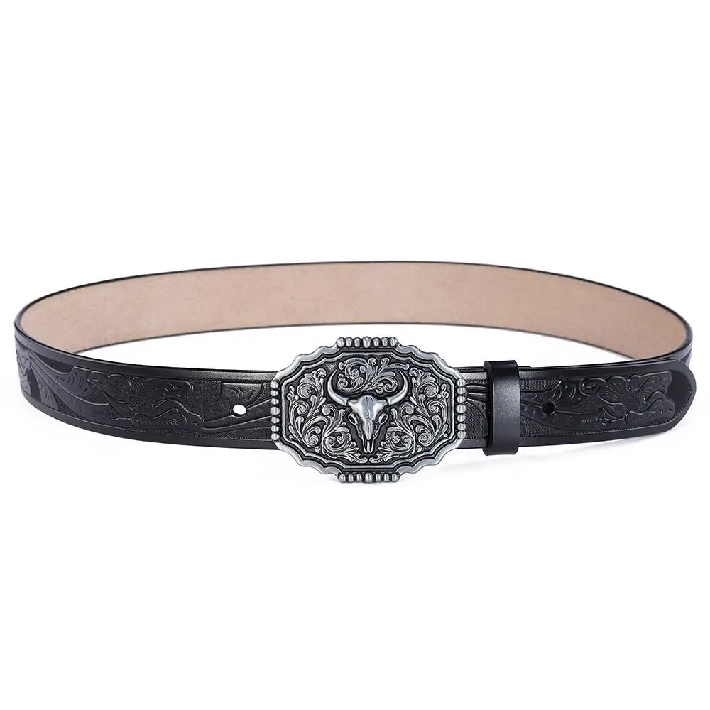 Fashion PU Leather Western Cowboy Belt Engraved Trendy Brand Texas Bull Buckle Belt Luxury Design Ox Head Waistband for Men
Fashion PU Leather Western Cowboy Belt Engraved Trendy Brand Texas Bull Buckle Belt Luxury Design Ox Head Waistband for Men