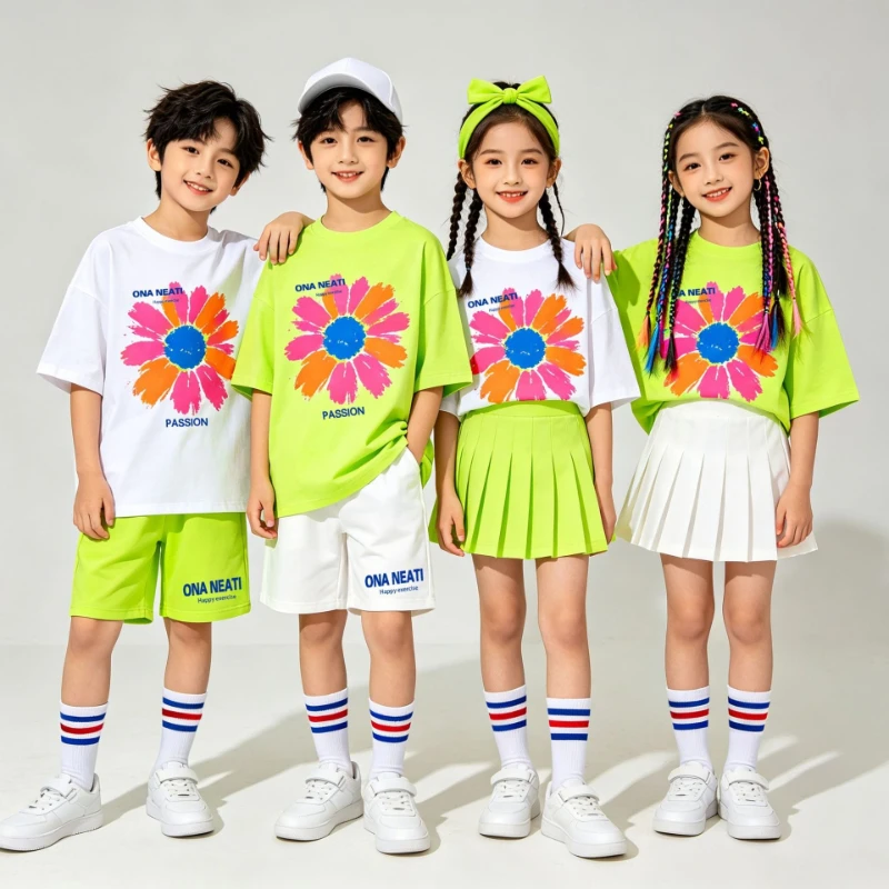 Hip Hop Girls White T Shirt Top Green Skirt Shorts Streetwear Cheerleader K-pop Costume Group Jazz Street Dance Stage Clothes
Hip Hop Girls White T Shirt Top Green Skirt Shorts Streetwear Cheerleader K-pop Costume Group Jazz Street Dance Stage Clothes