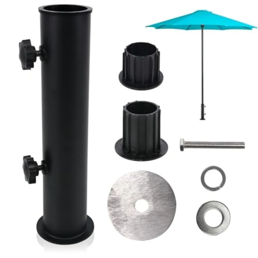Universal Outdoor Black Umbrella Stand DIY Umbrella Tube Holder Heavy Duty Marble Flag Pole Stakes Tabletop Umbrella Tube Holde
Universal Outdoor Black Umbrella Stand DIY Umbrella Tube Holder Heavy Duty Marble Flag Pole Stakes Tabletop Umbrella Tube Holde