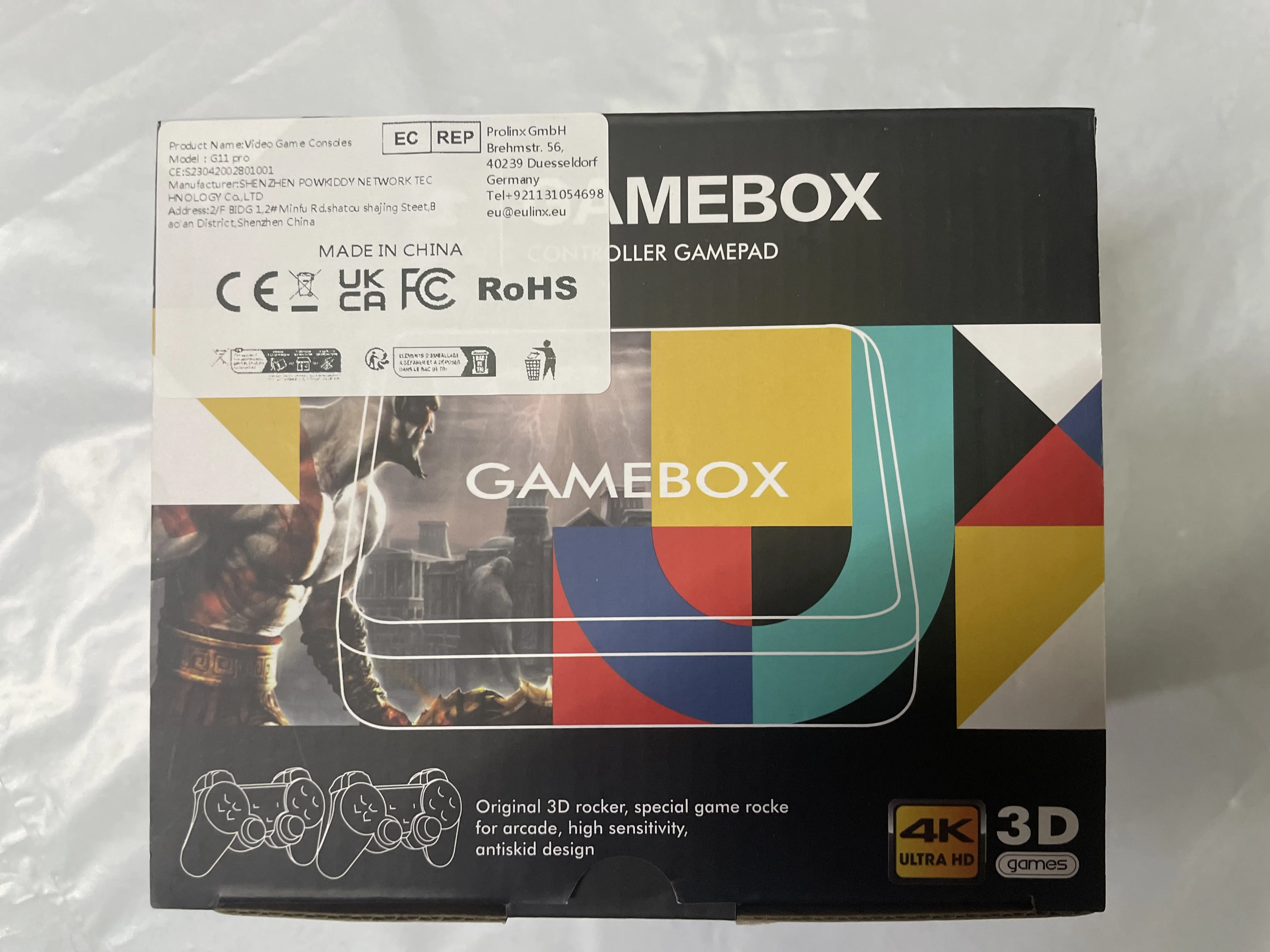 G11 Pro Game Box 4K HD TV Game Stick Video Game Console 128G Built in 40000+ Retro Games Portable Player Wireless Gamepad
G11 Pro Game Box 4K HD TV Game Stick Video Game Console 128G Built in 40000+ Retro Games Portable Player Wireless Gamepad