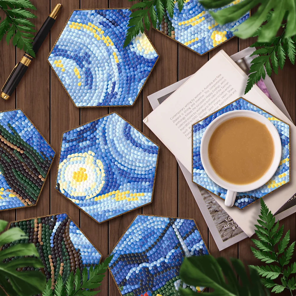 DIY Coasters Coasters 7-piece DIY Diamond Coaster Set Landscape Painting Puzzle For DIY High Quality Brand New
DIY Coasters Coasters 7-piece DIY Diamond Coaster Set Landscape Painting Puzzle For DIY High Quality Brand New