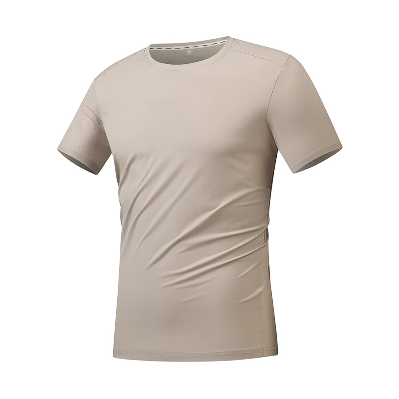 Sports short sleeved T-shirt for men's summer quick drying loose ice silk top for fitness training, track and field running
Sports short sleeved T-shirt for men's summer quick drying loose ice silk top for fitness training, track and field running