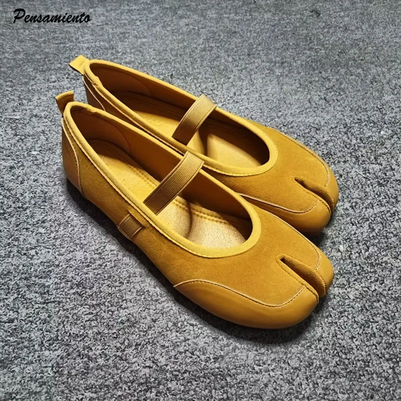 Fashion Split toe Faux suede Patchwork Women Tabi Ballet Flats Spring Autumn Mary Janes Walking Loafers Casual Girls Dance Shoes
Fashion Split toe Faux suede Patchwork Women Tabi Ballet Flats Spring Autumn Mary Janes Walking Loafers Casual Girls Dance Shoes