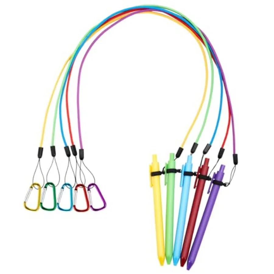 5 Sets Pen Leash Tether for Clipboard Lanyard Holder Anti-Lost Pen Holder with Silicone Ring, Stylus Tether for Tablet Pens for
5 Sets Pen Leash Tether for Clipboard Lanyard Holder Anti-Lost Pen Holder with Silicone Ring, Stylus Tether for Tablet Pens for