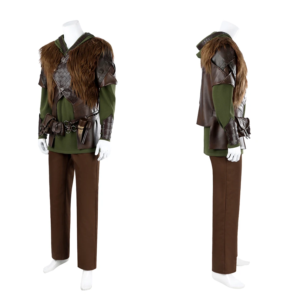 New Dragon Hiccup Cosplay Costume Green T Shirt Pant Brown Vest Set Halloween Fancy Dress for Man
New Dragon Hiccup Cosplay Costume Green T Shirt Pant Brown Vest Set Halloween Fancy Dress for Man