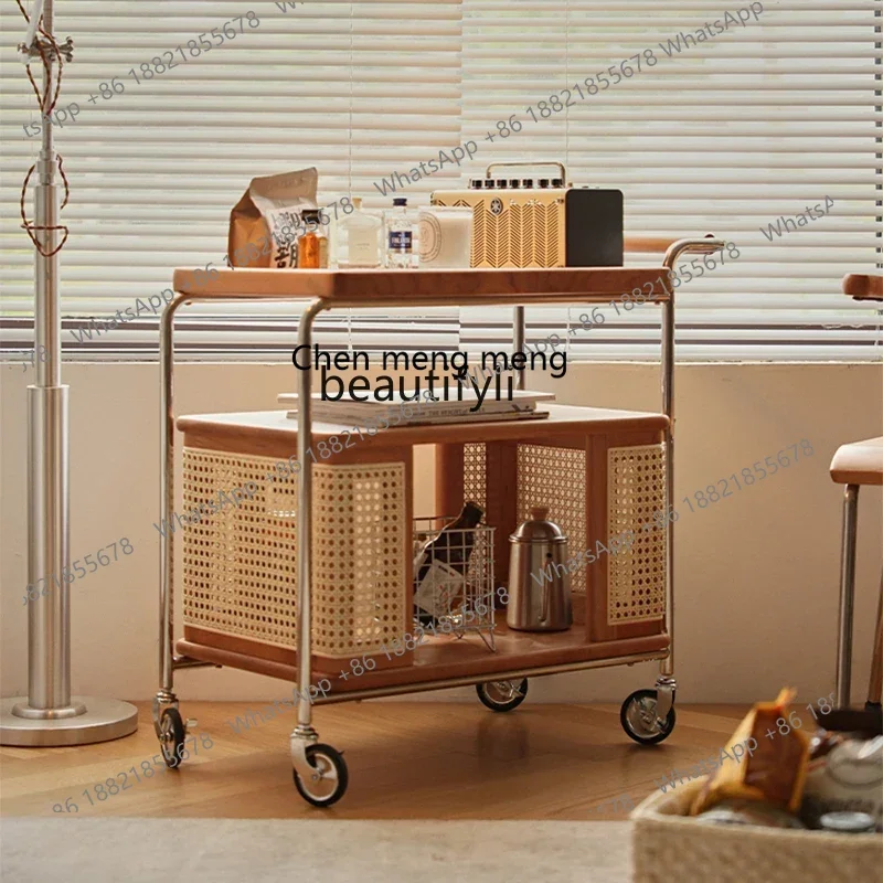 CC182Nordic solid wood removable side table cherry wood coffee table storage cabinet household trolley R
CC182Nordic solid wood removable side table cherry wood coffee table storage cabinet household trolley R