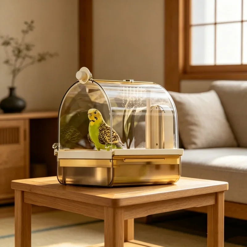 Cage Hanging Parrot Bathtub Automatic Shower Bath Box Practical Accessory for Cockatiel Parakeets Canary Budgie Small Birds
Cage Hanging Parrot Bathtub Automatic Shower Bath Box Practical Accessory for Cockatiel Parakeets Canary Budgie Small Birds