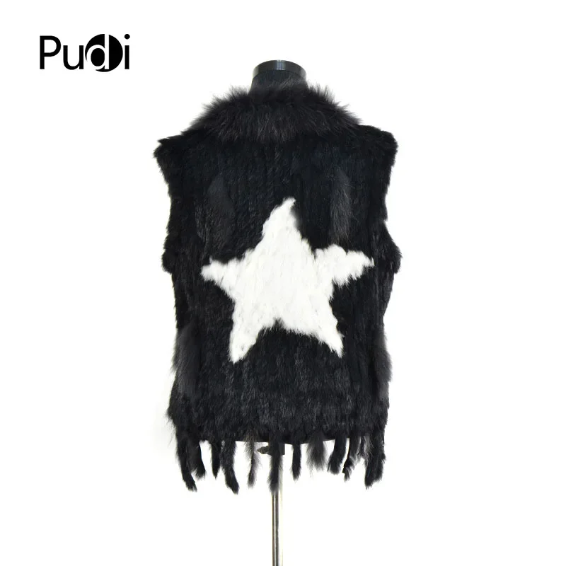 VR072 Womens Natural Real Rabbit Fur Vest With Raccoon Fur Collar Waistcoat/jackets Handmade Star
VR072 Womens Natural Real Rabbit Fur Vest With Raccoon Fur Collar Waistcoat/jackets Handmade Star