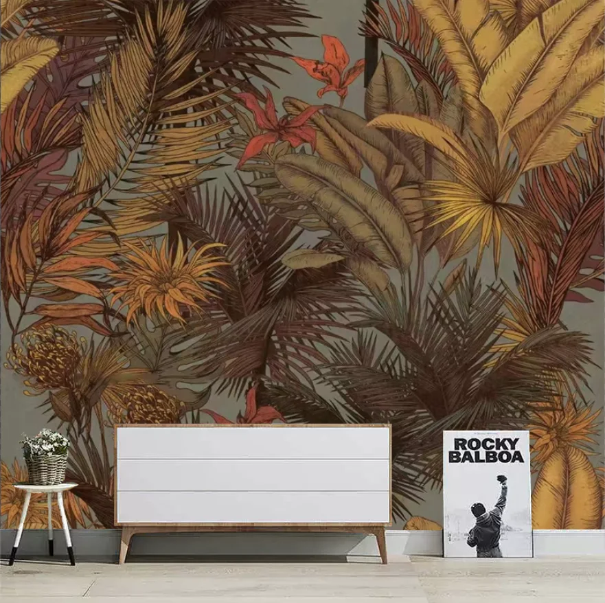 Customized size mural tiling, plant leaves, banana tree wallpaper, home decoration, living room, bedroom, bathroom 3D wallpaper
Customized size mural tiling, plant leaves, banana tree wallpaper, home decoration, living room, bedroom, bathroom 3D wallpaper