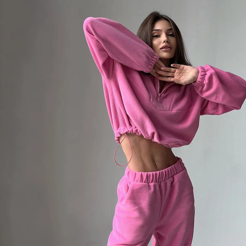 Women's Long Sleeve Zipper Neck Elastic Waist Corded Dervo Pure Color T-Shirt Loose Fit Henry Shirt Collar Top Fashion
Women's Long Sleeve Zipper Neck Elastic Waist Corded Dervo Pure Color T-Shirt Loose Fit Henry Shirt Collar Top Fashion