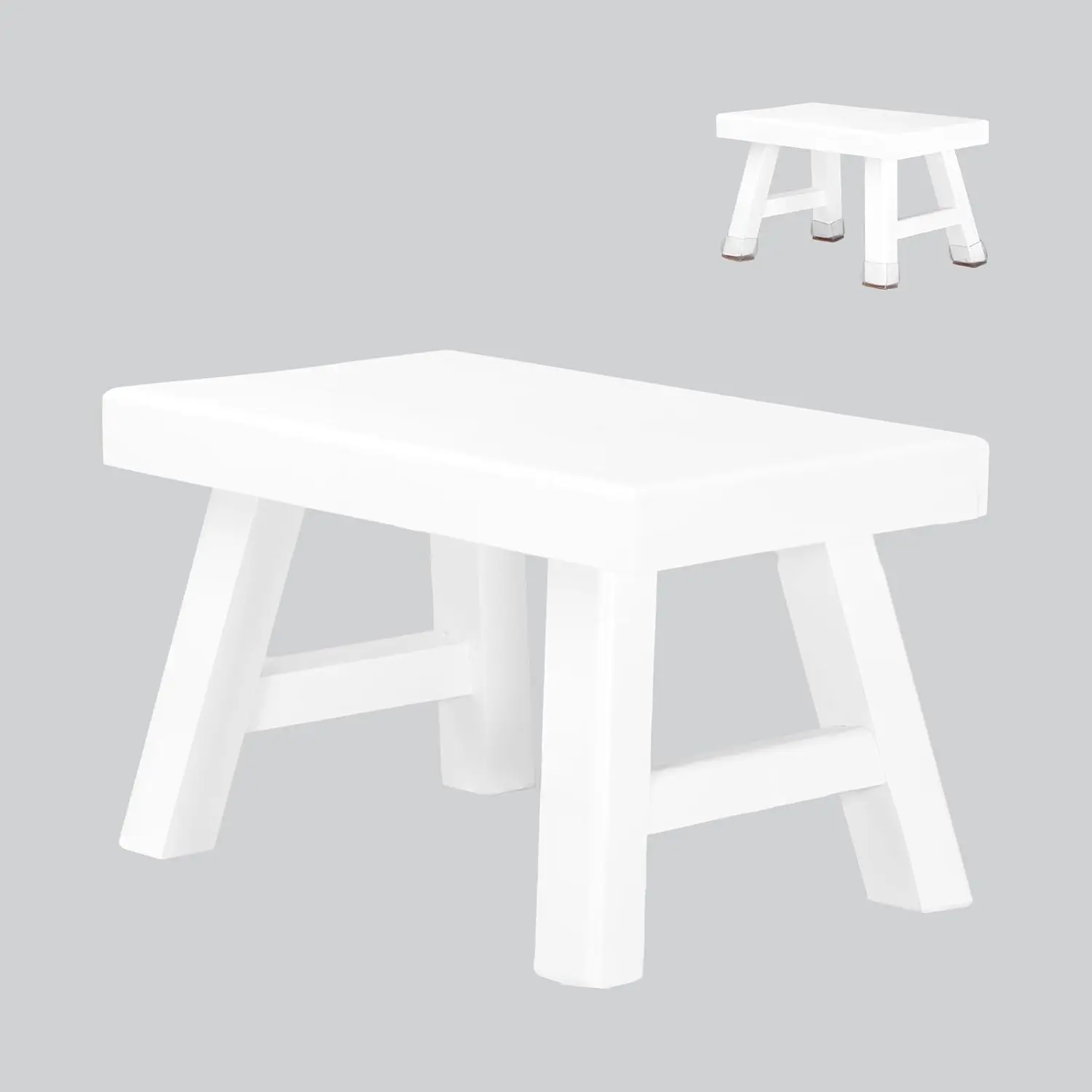 Wooden Step Stool for Adults 11.8" L x 7" W x 6.9" H Handcrafted Solid Wood Stool with Chamfered Edges, Multi-Usage Sto
Wooden Step Stool for Adults 11.8" L x 7" W x 6.9" H Handcrafted Solid Wood Stool with Chamfered Edges, Multi-Usage Sto