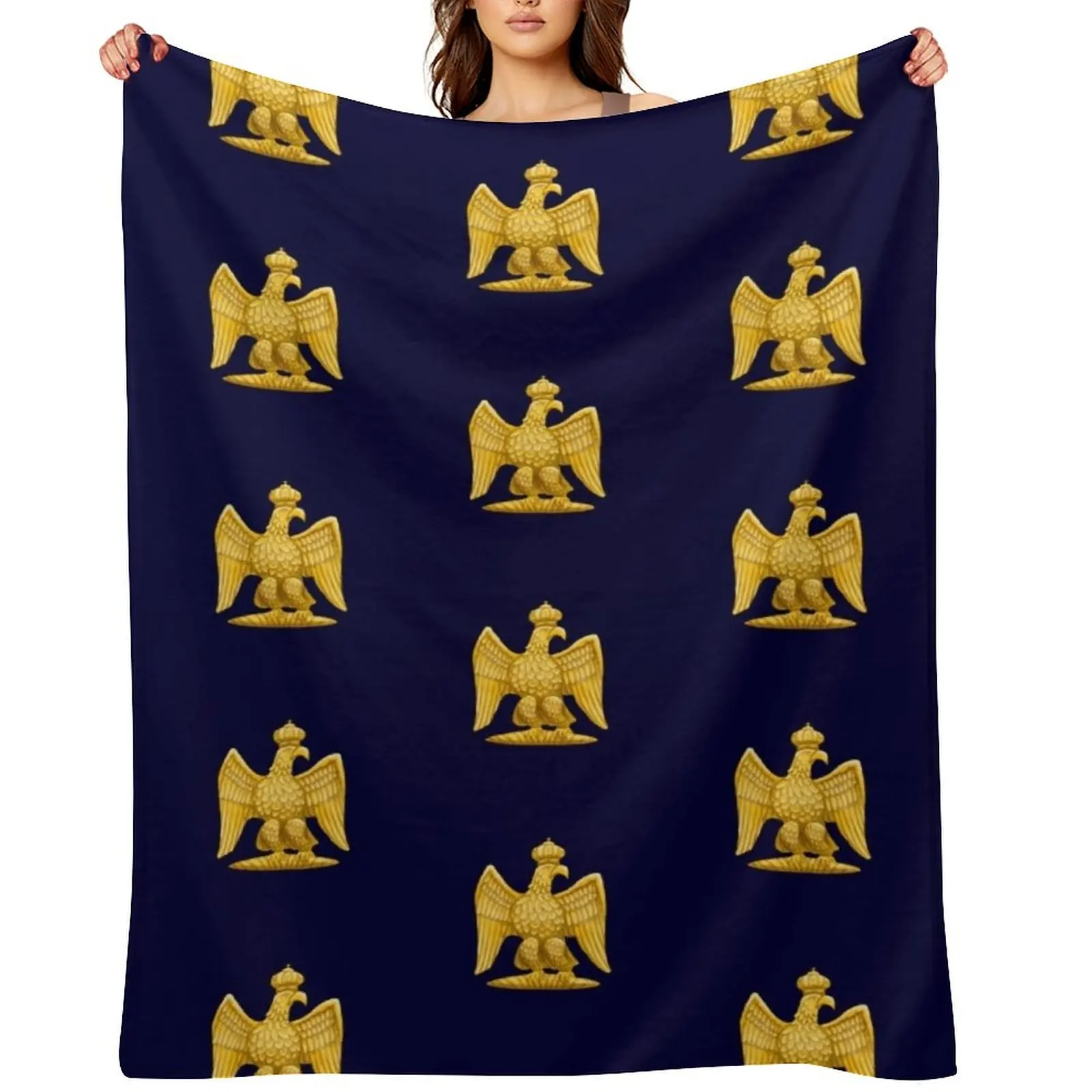 Napoleonic Imperial Eagle: blue Throw Blanket Luxury Thicken For Baby Travel Camping Blankets
Napoleonic Imperial Eagle: blue Throw Blanket Luxury Thicken For Baby Travel Camping Blankets