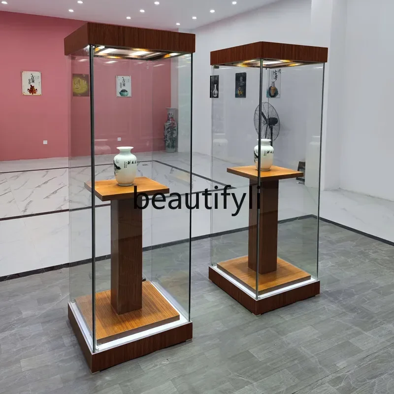 Museum glass display cabinet, paint exhibition cabinet, statue cultural relics, solid wood display cabinet
Museum glass display cabinet, paint exhibition cabinet, statue cultural relics, solid wood display cabinet