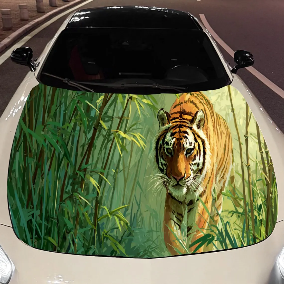 Stealthy Tiger Car Hood Stickers - Self-Adhesive, Waterproof and Durable Vinyl Wrap, Decorate And Protect Your Car, Fit For All
Stealthy Tiger Car Hood Stickers - Self-Adhesive, Waterproof and Durable Vinyl Wrap, Decorate And Protect Your Car, Fit For All