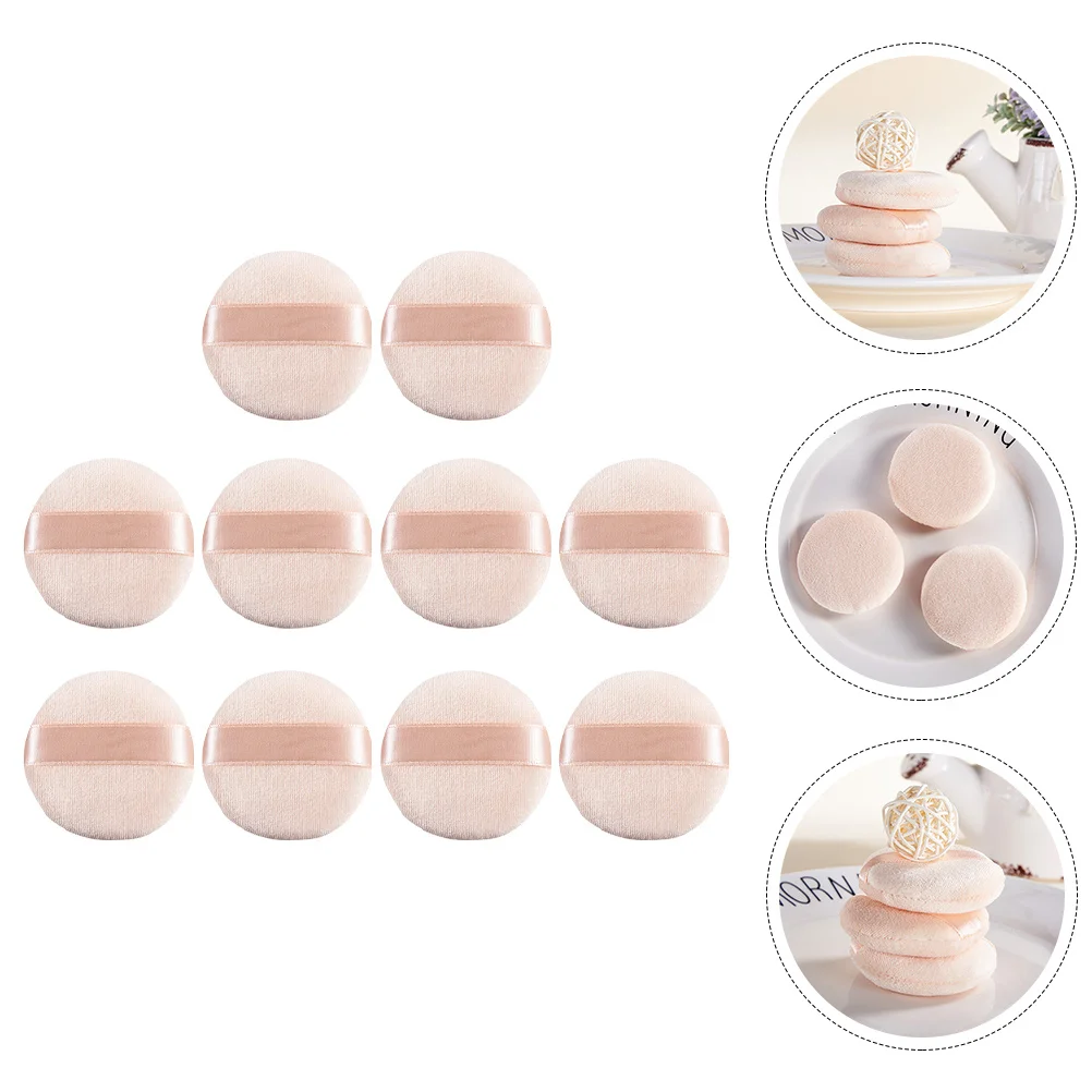 10Pcs Face Makeup Puff Fine Craftsmanship Skin-Friendly Powder Puff Applicator for Dry Powder Smooth Finish Daily Makeup
10Pcs Face Makeup Puff Fine Craftsmanship Skin-Friendly Powder Puff Applicator for Dry Powder Smooth Finish Daily Makeup