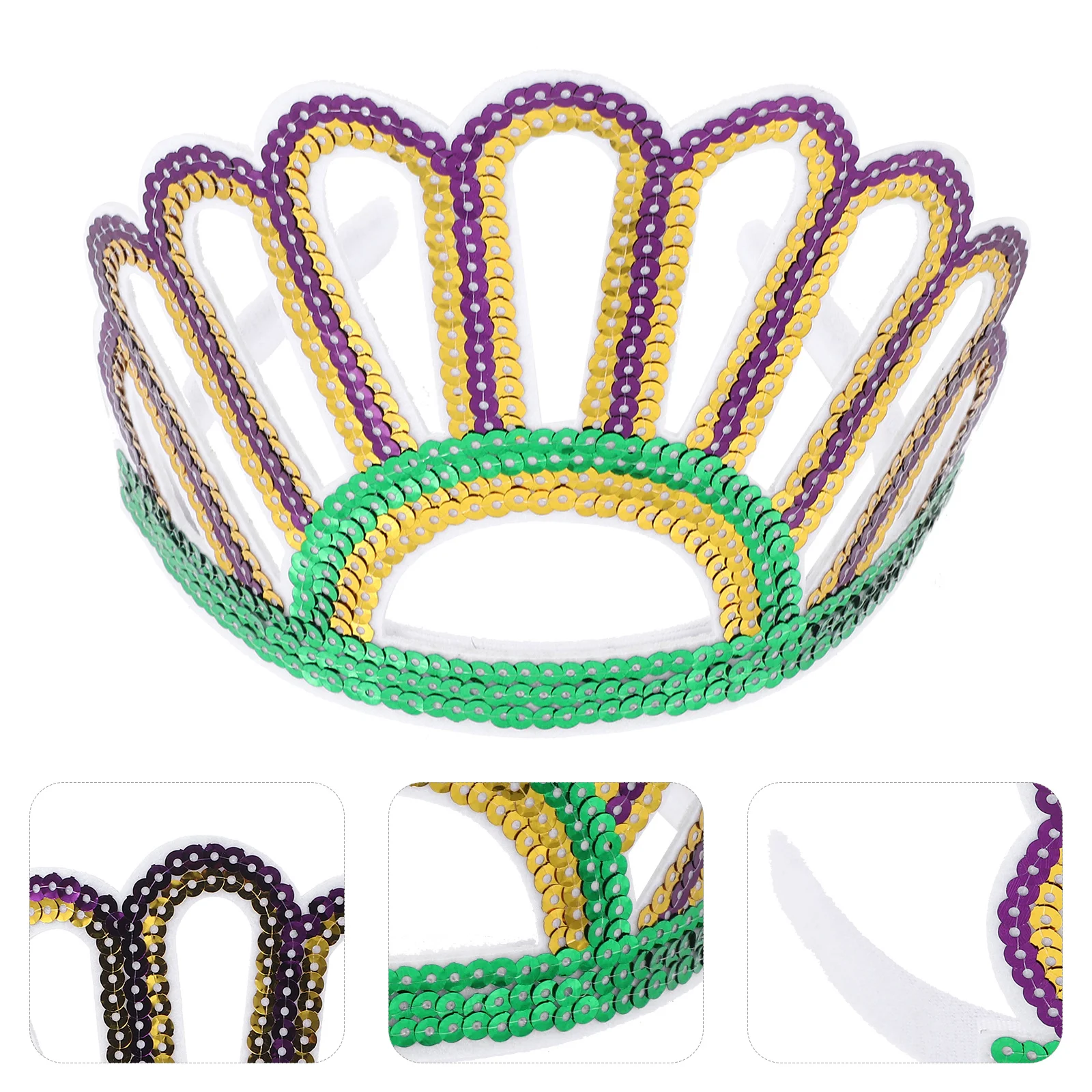 Prom Party Decoration Sequin Headpiece Women Birthday Crown Glitter Hairband Festival Dress Up Accessory Lightweight
Prom Party Decoration Sequin Headpiece Women Birthday Crown Glitter Hairband Festival Dress Up Accessory Lightweight