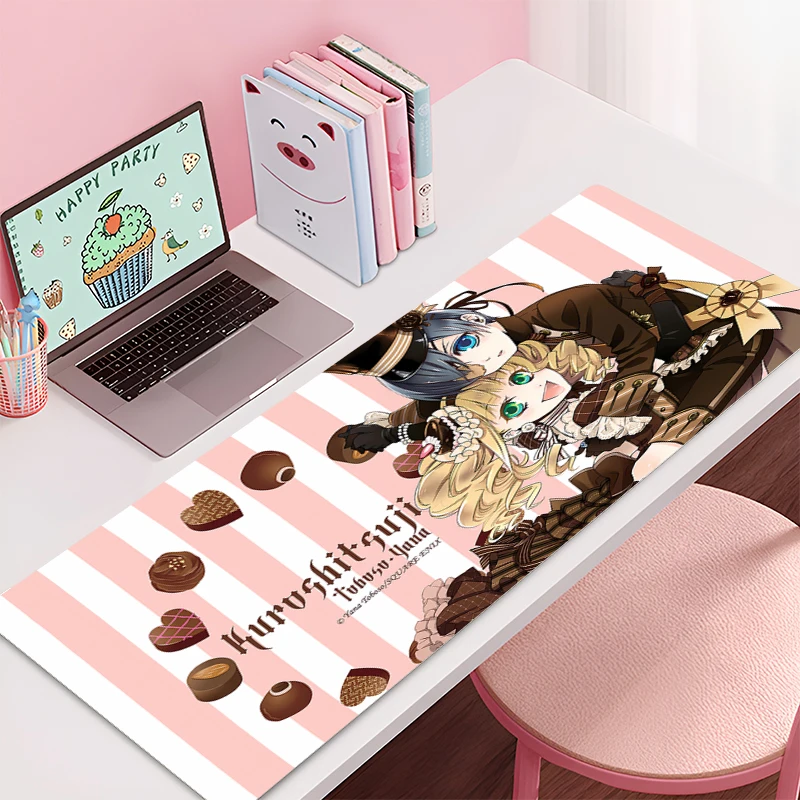 Large Mouse pad Black Butler game player keyboard pad non-slip office study desk mat floor mat coaster PC carpet Anime Mousepad
Large Mouse pad Black Butler game player keyboard pad non-slip office study desk mat floor mat coaster PC carpet Anime Mousepad